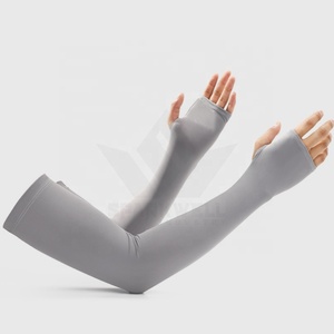 SPARKWELL INDUSTRY Manchettes de bras unisexes noires anti-UV à séchage rapide en Spandex et Polyester, adaptées aux adultes, pour la protection cycliste, kits de cyclisme - Product Image 4