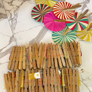 Éventail en bambou naturel sélectionné du Vietnam pour les importateurs mondiaux de cadeaux et les créateurs de coffrets d'été de 99 Gold Data - Product Image 2