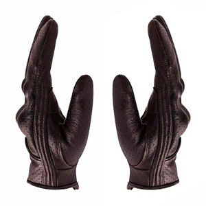 Gants de moto en cuir véritable pour la course, performance professionnelle, respirants, protection pour motards - Product Image 1