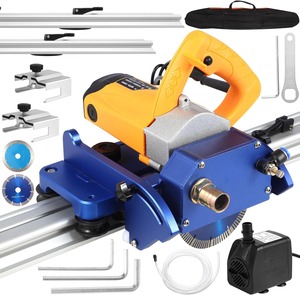 Coupe-carreaux orbital électrique, meuleuse d'angle 2300W 8000 tr/min, longueur de coupe 71 pouces, lames pour coupe humide et sèche, biseautage et chanfreinage - Product Image 1