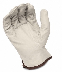 Durable Grain Leather <b>Rigger</b> <b>Gloves</b> Reinforced Cuff Enhanced Grip Heat Resistant Anti-Slip Breathable Customizable Workplace - Product Image 3