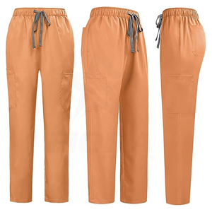 OEM Eco-Friendly Unisex <b>Scrub</b> Sets Canvas Nurse Hospital Uniforms Medical Work <b>Scrub</b> Set Short Sleeve Women <b>Scrub</b> Set Top - Product Image 5