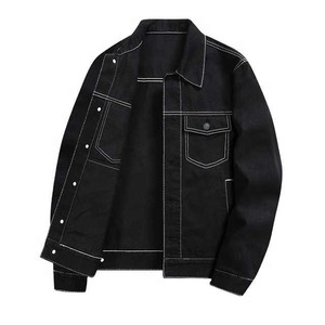 High Quality Plus Size Men's Jackets Street Out Wear Breathable <b>Denim</b> Jeans Jacket Regular Fitted Custom University Men's <b>Coats</b> - Product Image 1