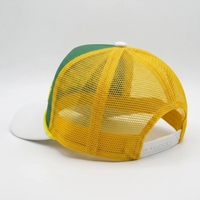 Casquette Trucker en Mousse à 5 Panneaux Personnalisée, Chapeau Snapback en Maille avec Corde, Broderie 3D en Relief, Visière Courbée, Vente en Gros de Casquettes OEM