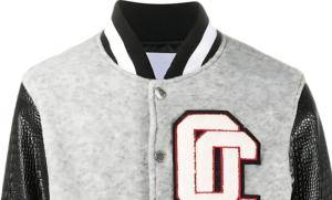 Blouson Bomber Universitaire Camouflage Personnalisé avec Manches en Cuir Véritable, Logo Avant et Fermeture Éclair – Collection Printemps 2026 – Vente en Gros - Product Image 3