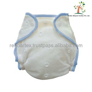 Pañal ajustado de tela para bebé de tamaño personalizado superabsorbente pañal reutilizable de algodón lavable para recién nacidos - Product Image 2