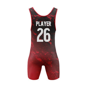 Singlet de Lucha Libre Personalizado con Estampado Digital para Hombre, 100% Poliéster, Ligero y Elástico, para MMA - Product Image 3