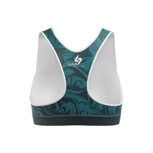 Custom Racerback Sports <b>Bra</b> With Removable Pads Moisture Wicking Fitness Activewear Wholesale Supplier OEM Factory - Product Image 5