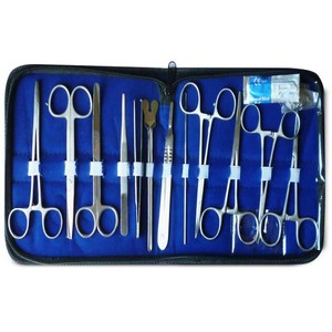 Kit chirurgical pour animaux exotiques, ensemble d'instruments vétérinaires manuels de 12 pièces, acier inoxydable, certifié CE par zarnab Surgical - Product Image 1