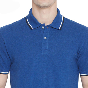 Polo Homme Bleu en Coton Piqué de Qualité Supérieure 2026 – Manches Courtes, Couleur Unie, Respirant, Design Tricoté, Coupe Classique - Product Image 6