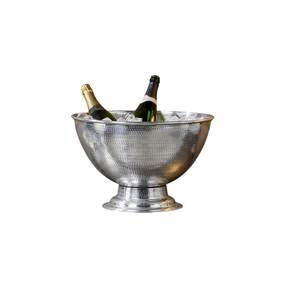 Wholesale Stainless Steel Hammered Gold Plated Champagne Wine <b>Cooler</b> Bowl Ice Bucket Beverage Tub Polish Metal Centerpiece - Product Image 2