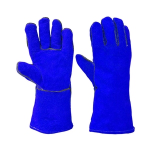 Guantes de Soldadura de Cuero Vacuno de Primera Calidad, Resistentes al Calor y a las Chispas, para Bomberos, Construcción y Barbacoa - Product Image 3