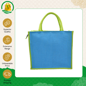 Bulk Supply Premium Quality Elegant and Fancy Eco-Friendly Burlap Jute Shopping Tote Bag With Padded Handle from India - Product Image 3