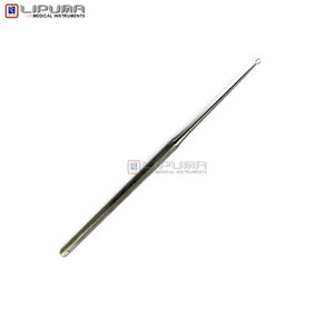 ชุดเครื่องมือขูดหูแบบปลายทู่ 5 ชิ้น รุ่น Buck Ear Curette แบบตรง รูปแบบที่ 1 สำหรับหู คอ จมูก ขนาด 16 ซม. เครื่องมือผ่าตัดแบบห่วง สำหรับตรวจหู ทำความสะอาดหู และใช้ในทางการแพทย์ - Product Image 2