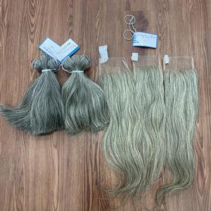 สินค้าขายดี ปี 2026 ผมเวอร์จินแท้ สีเทาธรรมชาติ สำหรับผู้หญิงเวียดนาม ผมแท้ทั้งเส้น ความยาว 6-32 นิ้ว พร้อมจัดส่ง - Product Image 5