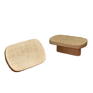 Perillas de Madera Natural Pulida para Gabinetes, Perillas de Puerta Decorativas para el Hogar, Diseño Moderno Hecho a Mano al por Mayor - Product Image 1