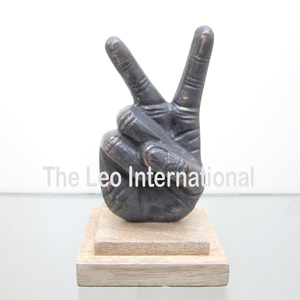 Centro de Mesa Festivo Atemporal de Metal, Escultura de Lujo con Hojas Detalladas, Decoración de Diseño para el Hogar en Navidad - Product Image 2