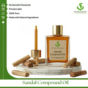 Sandal Compound Oil for Beauty Care Manufacturing Personal Care Products and Industrial Marketplace Supply Applications - Product Image 1