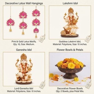 Wholesale Traditional Yellow Curtain Backdrop <b>Artificial</b> White Jasmine <b>Garlands</b> Pink Lotus Home Decor Ramadan Wedding Decor - Product Image 2
