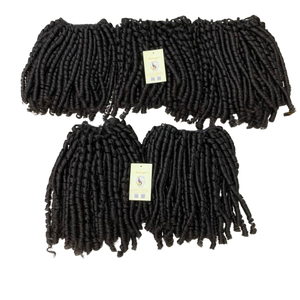 Vente en gros, Mèches de cheveux alignés à cuticules frisées PIXIE, extensions de trame de cheveux humains vietnamiens bruts à double tirage - Product Image 2