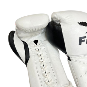 Guantes de Boxeo Profesionales con Cordones, Cierre Antideslizante, Guantes de Muay Thai y Sanda para Artes Marciales, Personalizados, 100% Cuero Genuino - Product Image 4