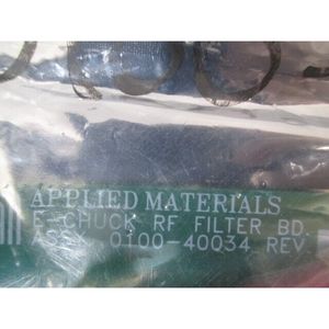 AMAT 0100-40034 E-CHUCK RF FILTER BOARD, REV A - อุปกรณ์และอะไหล่เซมิคอนดักเตอร์ระดับโลกที่เชื่อถือได้ - Product Image 1