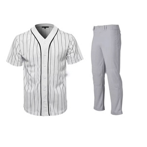 Maillot de baseball prêt pour le jeu, style moderne, uniforme de baseball athlétique pour équipes compétitives, maillot de baseball entièrement boutonné. - Product Image 6