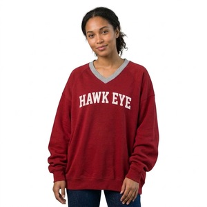 HAWK EYE SPORTS Vente Flash Hiver Femme Streetwear Sweat-shirts 100% Coton Uni Léger Doux Décontracté Design Personnalisé Respirant - Product Image 6