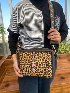 Produits tendance 2024 nouveautés sac à bandoulière en cuir recyclé imprimé Animal pour sac à main à bandoulière de luxe de haute qualité pour femmes - Product Image 2