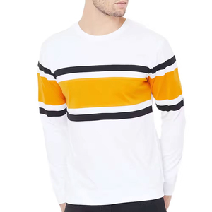 เสื้อยืดคอกลมแขนยาวสำหรับผู้ชายผ้าคอตตอนทรงลำลองแขนยาวสไตล์ฮิปฮอปแนวสตรีทสุดเท่ - Product Image 4