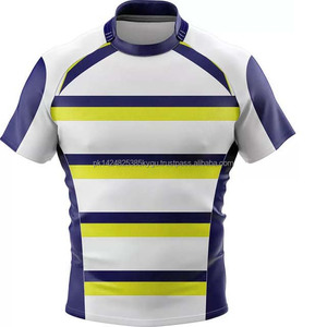 Sublimación personalizada Diseño de camisetas de rugby Conjuntos de ropa de equipo personalizada en blanco Camiseta de rugby Ropa deportiva Adultos Ropa de fútbol de rugby - Product Image 6