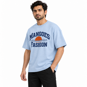 T-shirt promotionnel pour hommes, vintage, à manches courtes, infroissable, respirant, écologique, à séchage rapide, en gros pour entrepôt - Product Image 3
