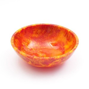Bol en résine époxy fait main, décoratif, pour servir des fruits, finition brillante, décoration moderne pour la maison, pièce maîtresse, cadeau unique. - Product Image 4