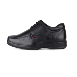 Chaussures habillées noires de luxe pour hommes – Élégantes, à lacets, pour le bureau et les affaires – Confortables et au design classique - Product Image 3