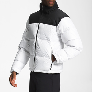 Veste d'hiver matelassée haut de gamme 100% nylon, streetwear, respirante, avec logo sur le devant, manteaux décontractés unisexes - Product Image 4