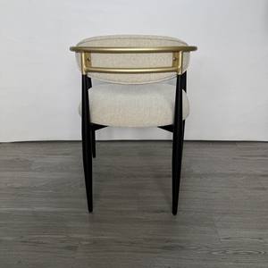 Hot Sale High Quality Luxury <b>Vintage</b> Metal Frame Dining <b>Chair</b> Furniture Living Room Kitchen Modern Dining <b>Chair</b> - Product Image 4