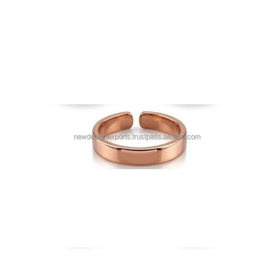 Anillo Magnético de Cobre Puro al por Mayor y Anillo de Boda de Moda - Diseño Art Deco Unisex con Talla Personalizada y Opciones de Color Personalizadas - Product Image 2