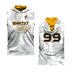 Customized any design in flag football uniforms SMK - 7v7 New men <b>compression</b> sleeveless 7v7 football uniforms - Product Image 3