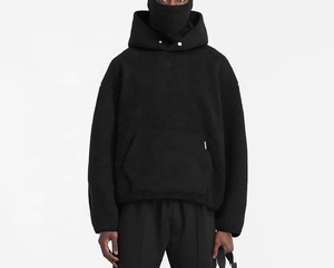Sudadera con Capucha de Invierno para Hombre, de Alta Calidad, Informal, Lisa, de Felpa, Corte Regular, Antiencogimiento, Poliéster/Algodón, Diseño a Cuadros - Product Image 5
