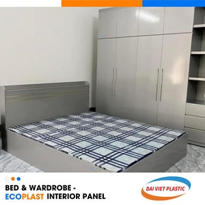 Ensemble de meubles de chambre à coucher résistants au feu Panneau intérieur en PVC Vietnam Premier Factory for Interiors - Product Image 1