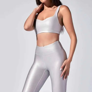 OEM High-Quality Digital Print Cross Front Sports Bra <b>Padded</b> Spandex Gym & Yoga Activewear for Women - Product Image 2