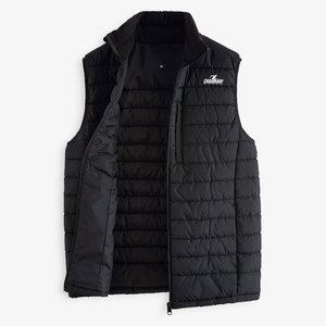 Gilet matelassé chaud pour homme avec rembourrage léger et style moderne, parfait pour la collection saisonnière, OEM, marque privée - Product Image 2