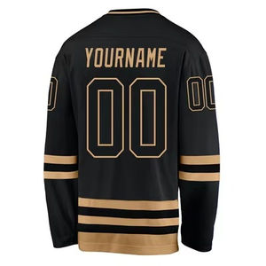 Nouveau maillot de hockey sur glace vintage personnalisable en gros, impression entièrement sublimée, créez votre propre tenue de hockey sur glace pour votre équipe - Product Image 4