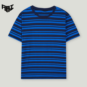 Camiseta Básica de Manga Corta para Hombre, 250 GSM, Algodón Grueso, Estilo Casual Urbano, Marca Privada, Proveedor de Ropa OEM ODM - Product Image 1