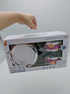 Realistic Children Metal Style Drum Kit Toy Jazz Percussion Musical Set for Kids Early Education and Creative Play - Product Image 2
