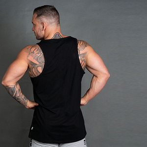 <b>Men</b> Fitness Bodybuilding Gym Tank Tops Gym Wear <b>Men</b> <b>Singlet</b> Tank Tops Casual Polyester Spandex Vest - Product Image 5