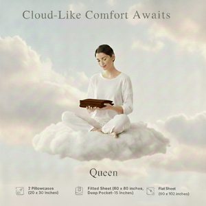 Ensemble de draps double en microfibre marron moka de qualité supérieure avec taies d'oreiller |   Literie de qualité supérieure de style hôtel |   Doux et respirant Plus |   2026 - Product Image 4