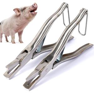 คีมตัดหูหมู สแตนเลส รูปตัววี รูปตัวยู สำหรับทำเครื่องหมายหูสัตว์ ใช้ในฟาร์มปศุสัตว์ อุปกรณ์ชุดเครื่องมือสำหรับฟาร์มหมู - Product Image 6