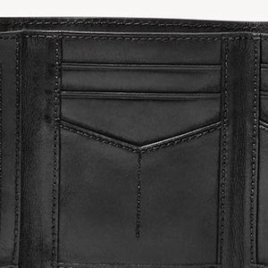 Cartera de Viaje Delgada y Minimalista para Hombre, 100% Cuero Vacuno Genuino, Ranuras para Tarjetas, Bolsillo Extraíble, Color y Logotipo Personalizables, Estilo Deportivo - Product Image 3