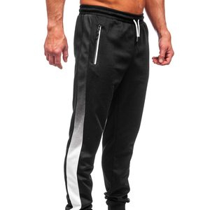Pantalones de chándal acampanados casuales para hombre al por mayor, personalizados con estampado gráfico de lavado ácido intenso y efecto descolorido por el sol, con borde sin rematar y corte recto apilado - Product Image 2